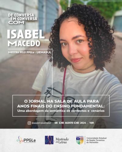 De conversa em conversa- Isabel Macedo